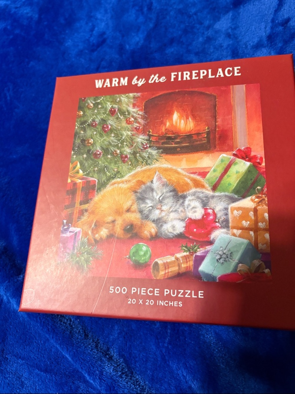 Marshalls Cozy Holiday Puzzle Box - Red, Green, Gold